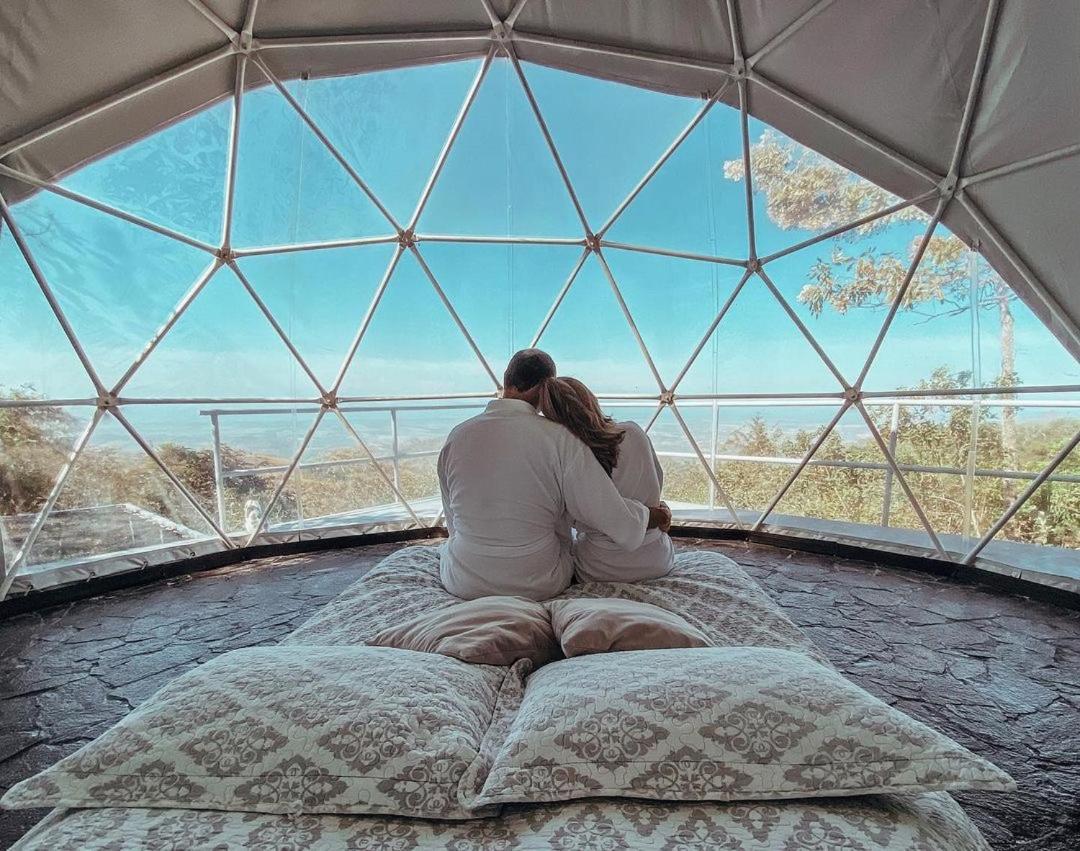 Domos Mirador Romantic Private Honeymoon Glamping Miramar Екстер'єр фото
